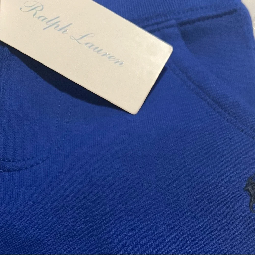 Ralph Lauren Polo Baby Boy Royal Blue Athletic Joggers Size 9 Months